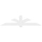 Ekena Millwork Redmond Architectural Grade PVC Gable Bracket, 96"W x 24"H x 4"D x 6"F, 6/12 Pitch GBP096X24X0406RED00 - alternate 2